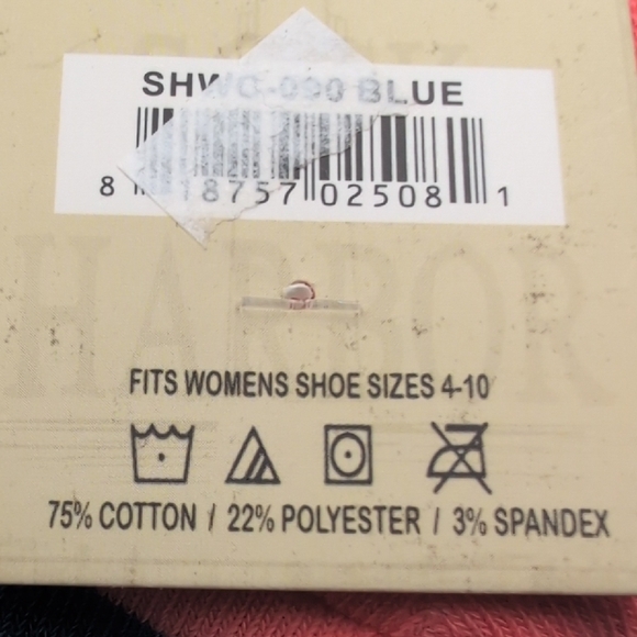 Blue and Red Honeycomb Pattern Socks - Picture 4 of 4